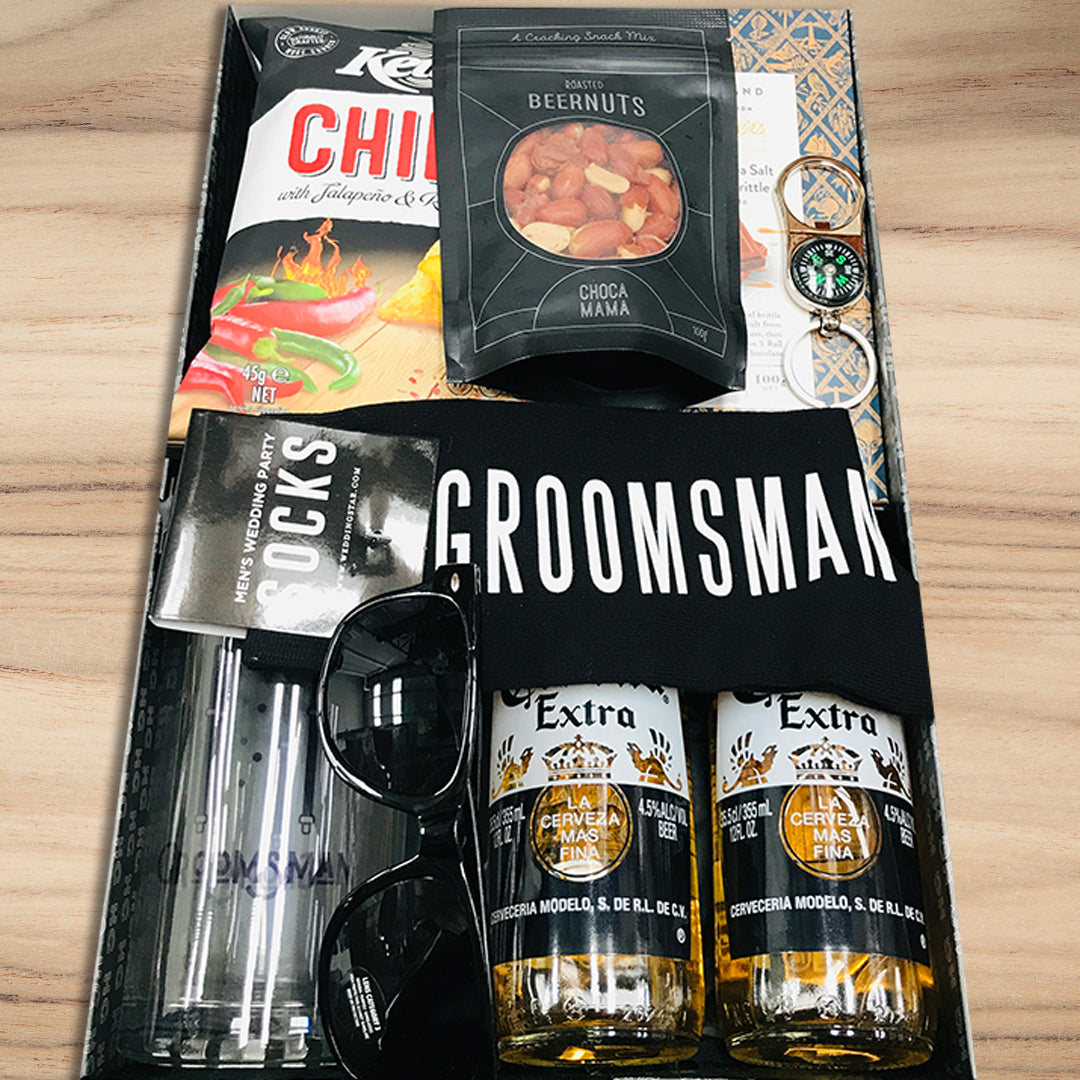 Groom's Crew Beer & Treats Hamper - Tastebuds