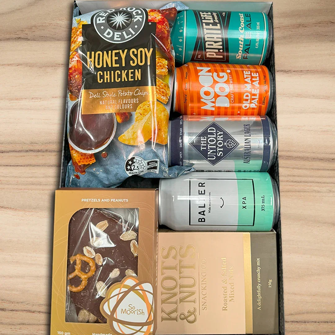 Craft Beer & Snacks Hamper For Dad - Tastebuds