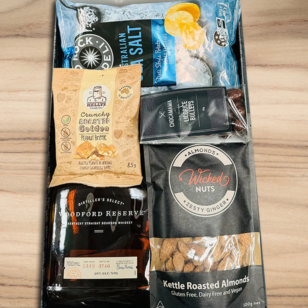 Father's Day Woodford Whiskey Hamper - Tastebuds
