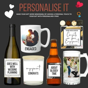 Red & White Wine Wedding Hamper - Tastebuds