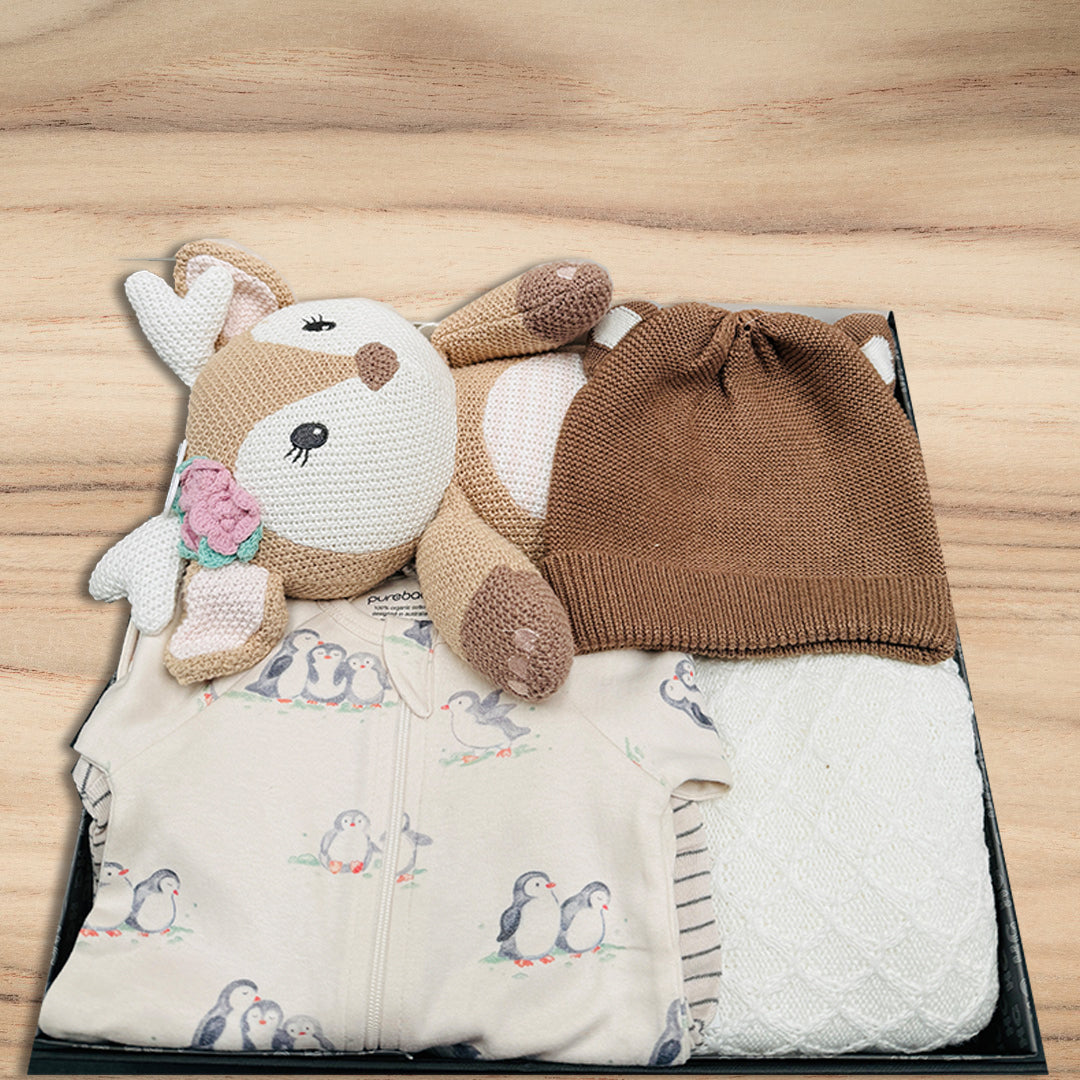 Winter Neutral Baby Hamper - Tastebuds