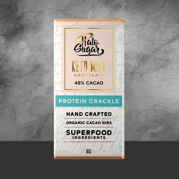 Halo Sugar Protein Crackle Milk Chocolate 85g - Tastebuds
