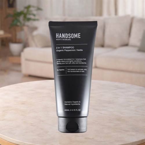 Handsome 2-in-1 Organic Peppermint/Nettle Shampoo