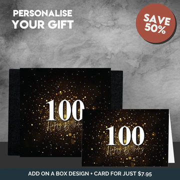 100th Happy Birthday Sleeve + Card - Tastebuds