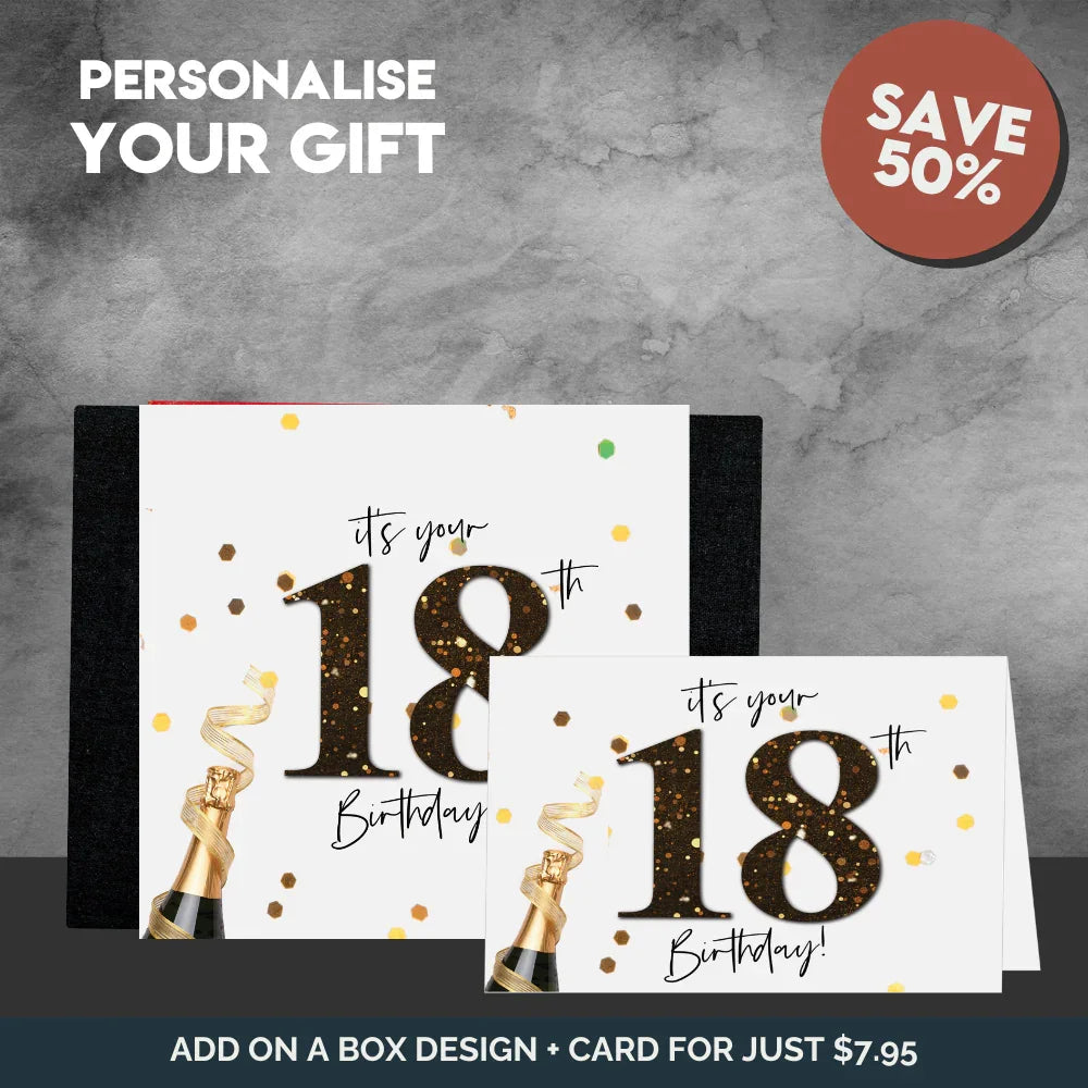 18th Happy Birthday Sleeve + Card - Tastebuds