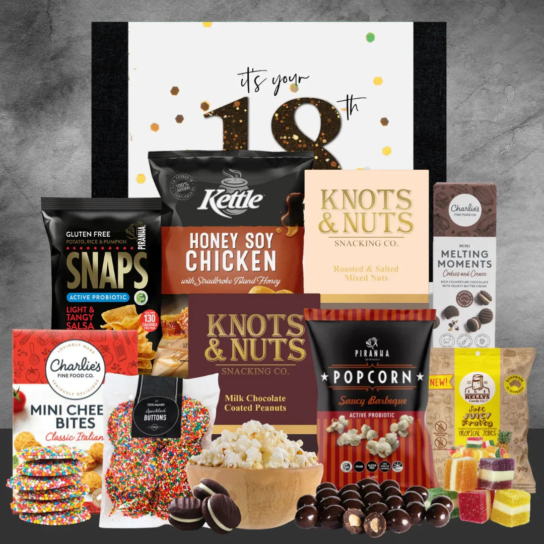 Happy 18th Savoury Delight Snack Hamper - Tastebuds