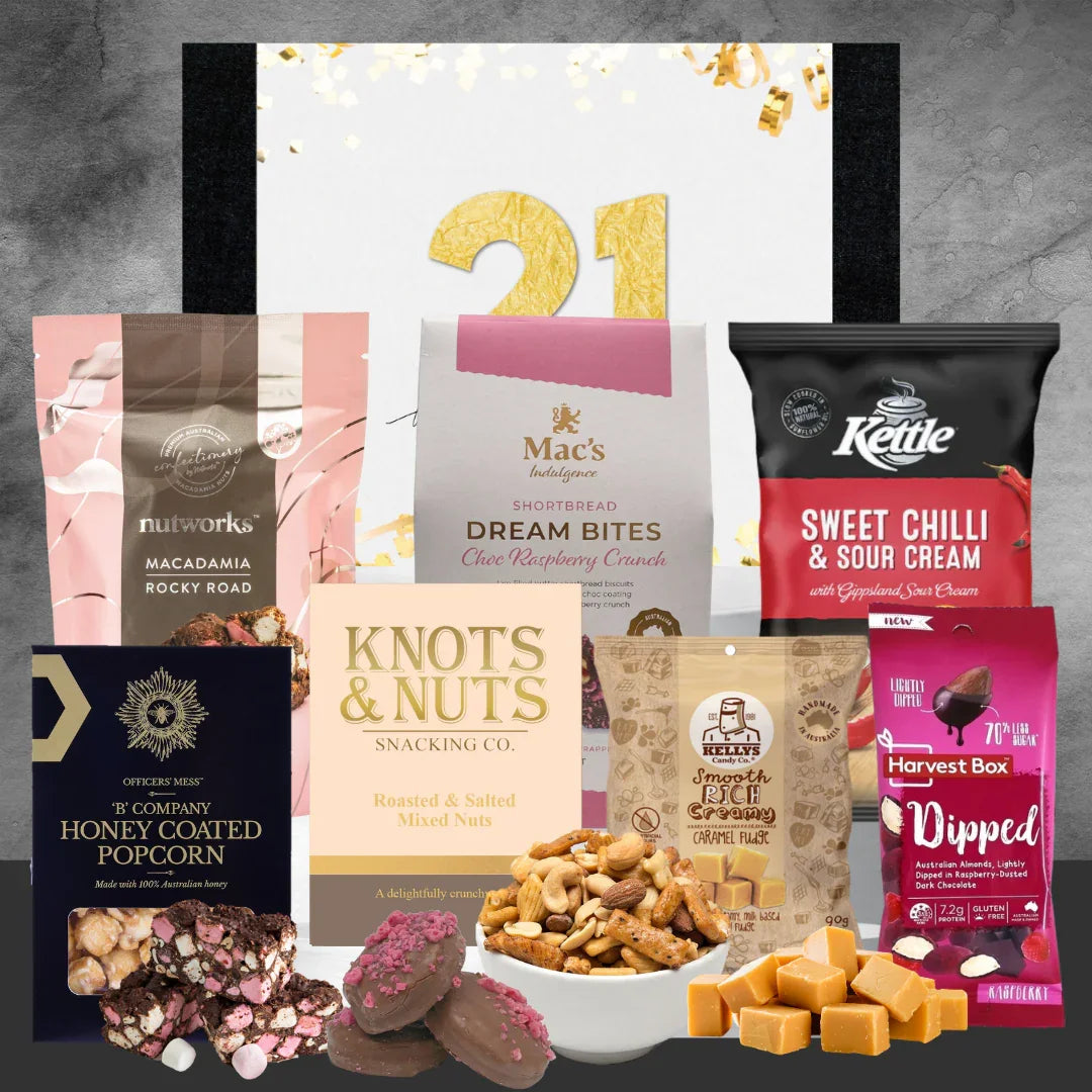 Happy 21st Snack Indulgence Birthday - Tastebuds