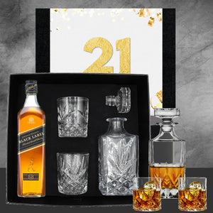 Happy 21st Whisky Deluxe with Johnnie Walker Black - Tastebuds