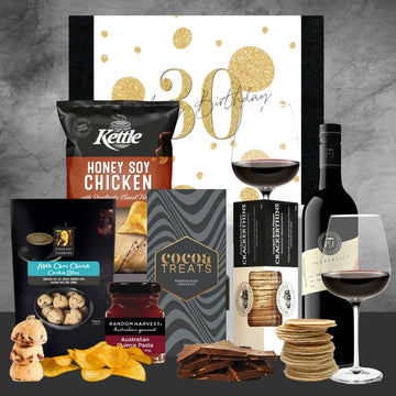 Happy 30th Chocolate, Crackers & Red Birthday's - Tastebuds