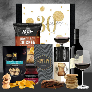 Happy 30th Chocolate, Crackers & Red Birthday's - Tastebuds