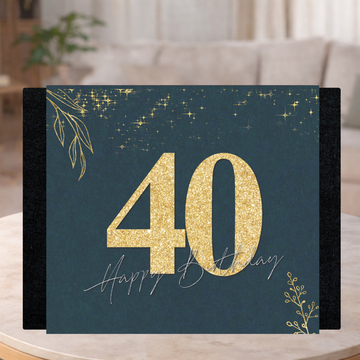 Happy 40th Decorative Sleeve