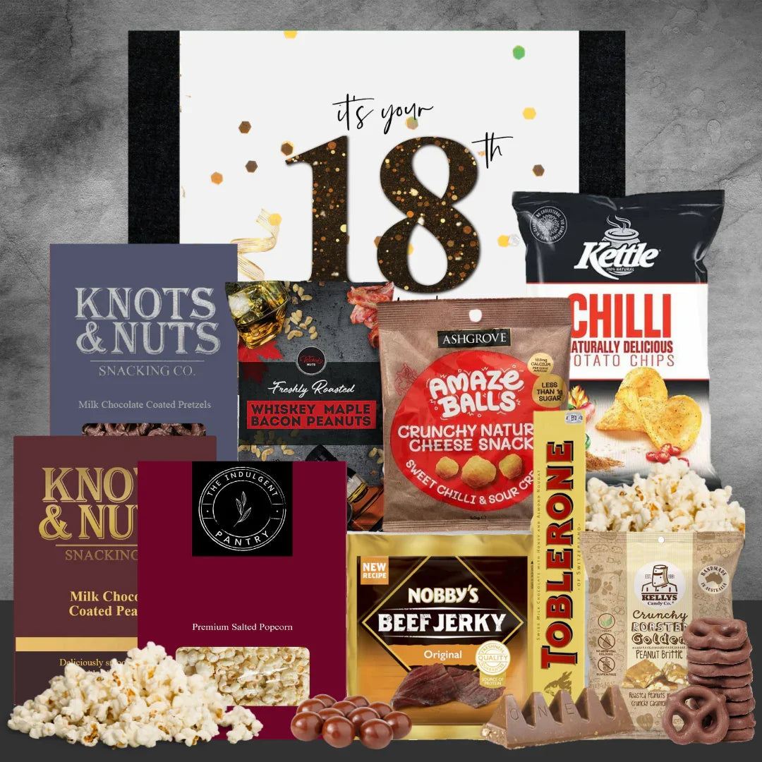 Happy 18th Tradies Snack Hamper - Tastebuds