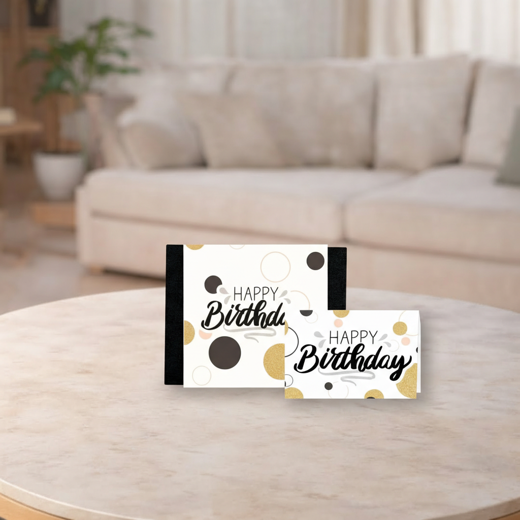 Happy Birthday Sleeve + Card Bundle