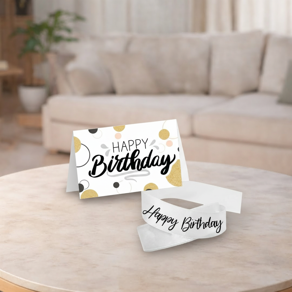 Happy Birthday Sleeve + Card Bundle