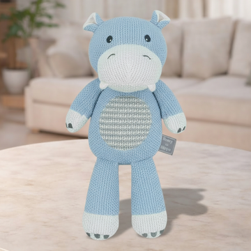 Henry the Hippo Knitted Toy