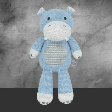 Henry the Hippo Knitted Toy - Tastebuds