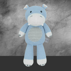 Henry the Hippo Knitted Toy - Tastebuds
