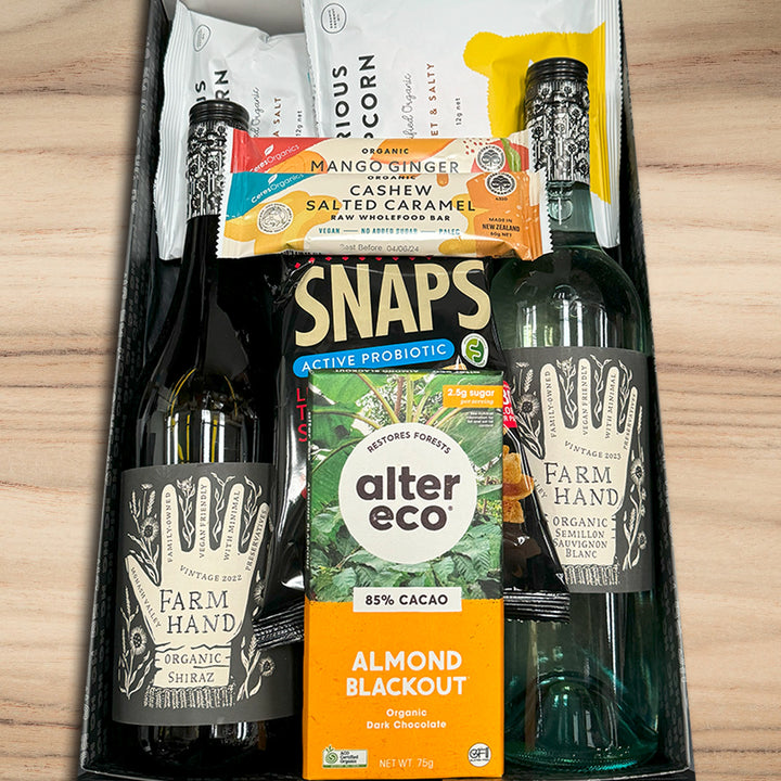 Farm Hand Vegan Wine & Dine Hamper - Tastebuds