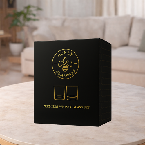 Honey Homeware Whisky Glass 330ml