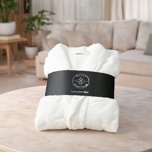 Honey Homeware White Luxury Bathrobe