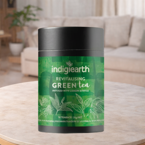 Indigiearth Revitalising Green Tea x 12 Tea Bags 24G