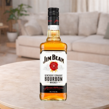 Jim Beam White Label Kentucky Straight Bourbon Whiskey 700ml