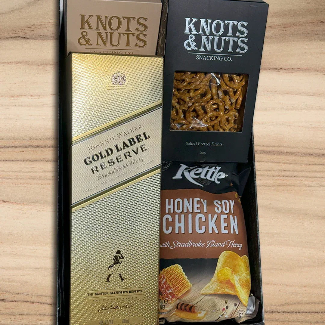 The Johnnie Walker Gold Hamper For Dad - Tastebuds