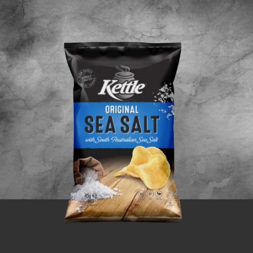KETTLE CHIPS SEA SALT 45G