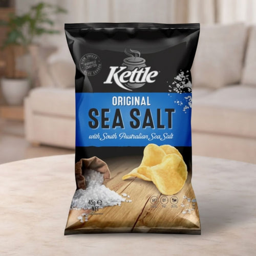 KETTLE CHIPS SEA SALT 45G