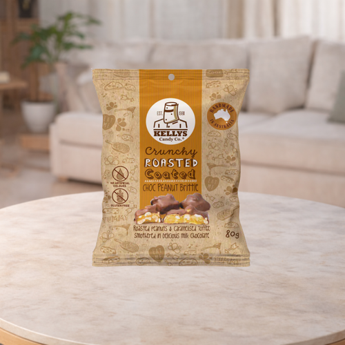 Kelly's Candy Co. Chocolate Coated Peanut Butter Brittle 80g