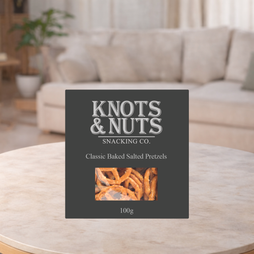 Knots & Nuts Classic Baked Pretzels 100g