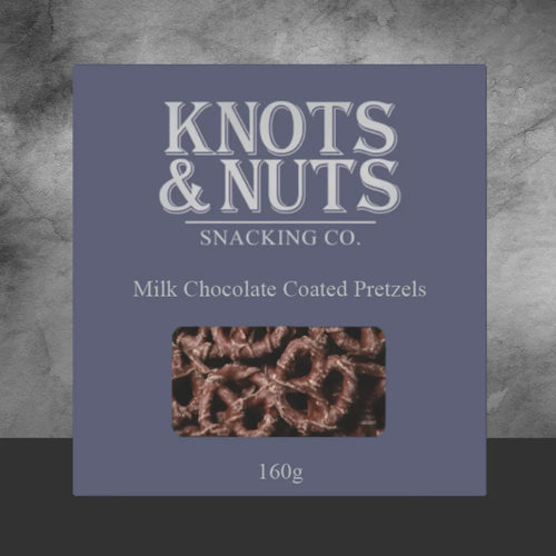 Knots & Nuts Chocolate Coated Pretzels 160g