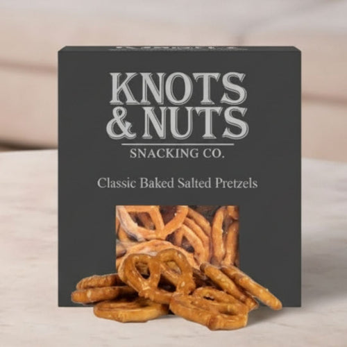 Knots Nuts Classic Baked Pretzels 100g