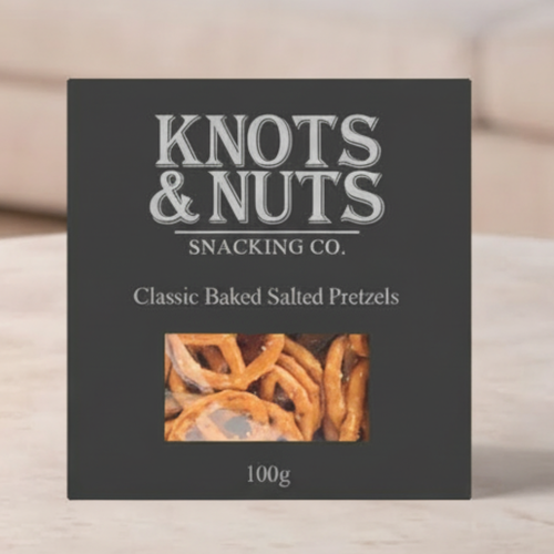 Knots & Nuts Classic Baked Pretzels 200g