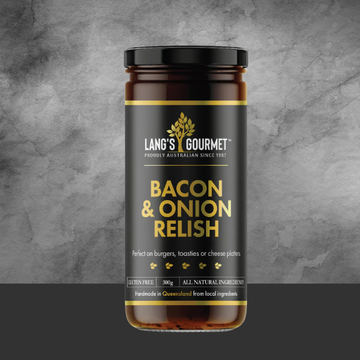 Lang's Gourmet Bacon and Onion Relish 300g