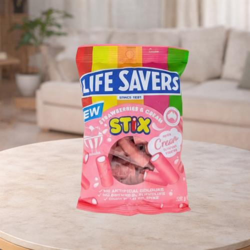 Life Savers Strawberries & Cream Stix 200g