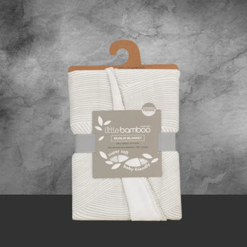 Little Bamboo Natural Muslin Blanket - Tastebuds