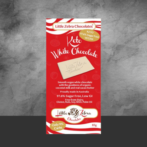 Little Zebra Chocolates White Keto Chocolate 85g