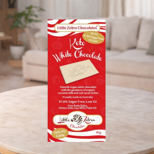 Little Zebra Chocolates White Keto Chocolate 85g