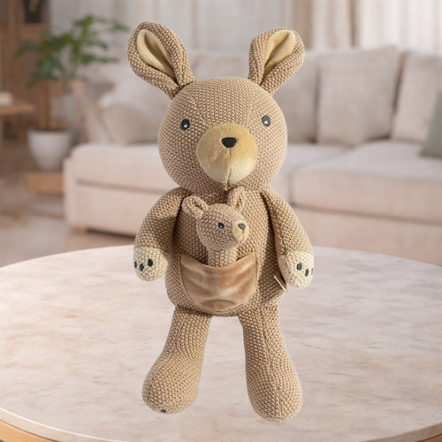 Living Textiles Kylie The Kangaroo Knitted Toy