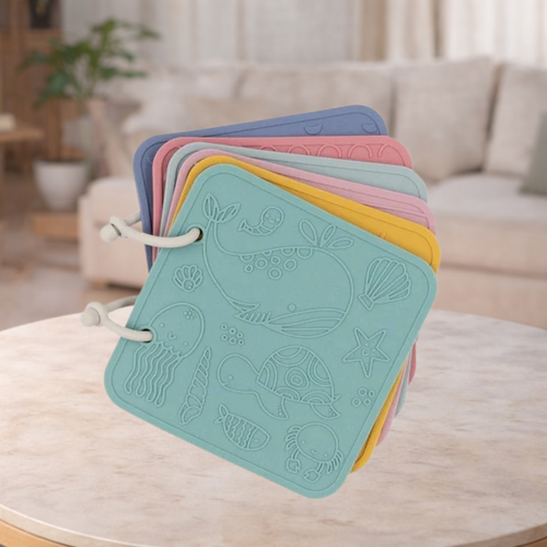 Living Textiles Silicone Baby Bath Book