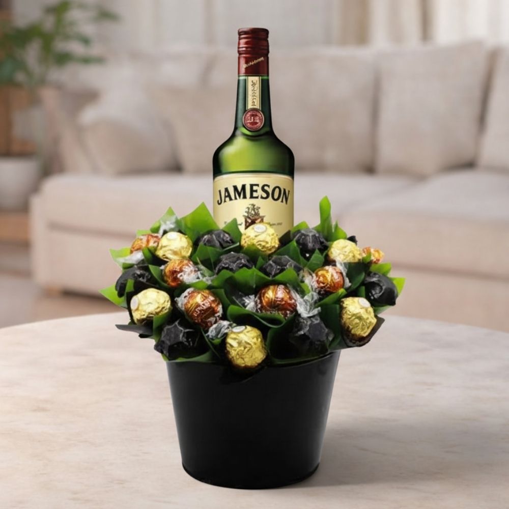 Lucky Irish Jameson Chocolate Bouquet