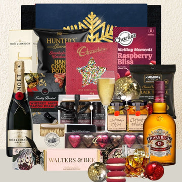 Luxury Moet & Whiskey Christmas Hamper