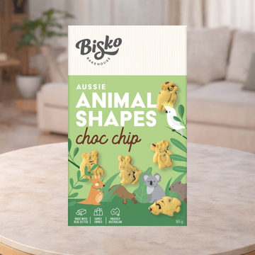 MAC'S EVERYDAY BISCUITS CHOC CHIP ANIMAL SHAPED  165G