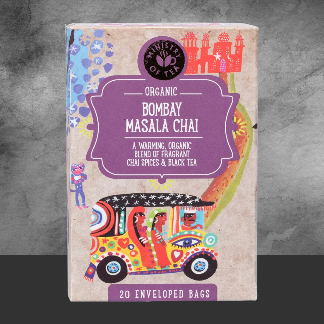 Ministry Of Tea Organic Bombay Masala Chai Tea Bags 20 - Tastebuds