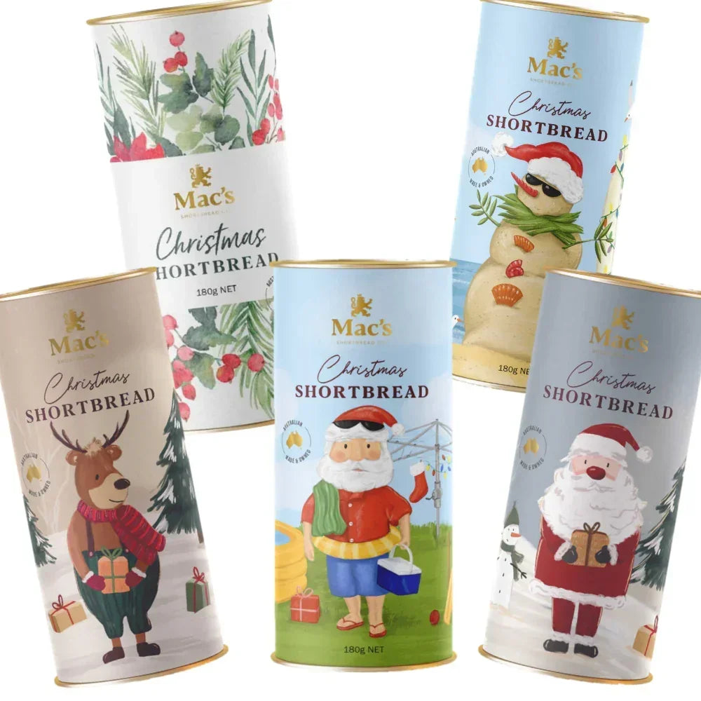 Mac's Christmas Shortbread Varieties 180g - Tastebuds