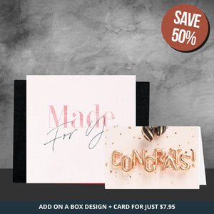 Made For You Sleeve + Congrats Card Bundle - Tastebuds