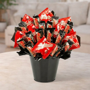 Mars & Maltese Chocolate Bouquet