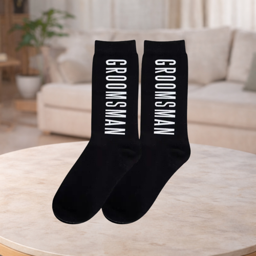 Men's Wedding Socks - Groom