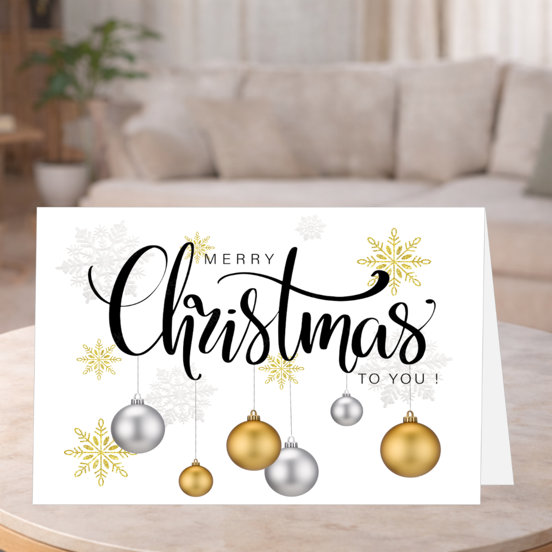Merry Christmas Greeting Card